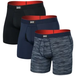 Online SAXX Multi-Sport (Pack of 3) - Men's Fitted Boxer Shorts WNB
