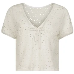 Online MANDARINE & CO Nature's Glow - Women's Cover-Up Short-Sleeved Shirt OFFWH