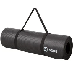 Discount EVOKE NBR - Exercise Mat BLACK