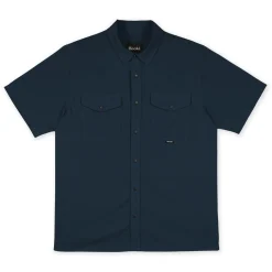 Clearance HOOKÉ Okanagan - Men's Short-Sleeved Shirt NAV