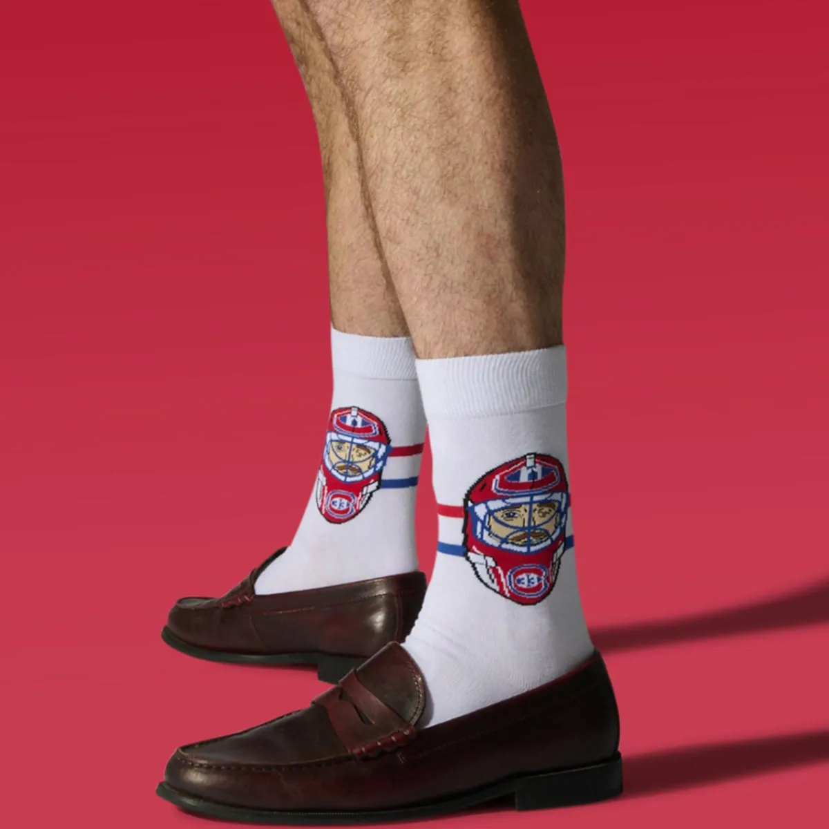 Best MAJOR LEAGUE SOCKS Patrick Roy Montreal Canadiens NHL - Adult Caricature Crew Socks