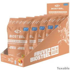 BIOSTEEL Nutrition|Sports Nutrition And Electrolytes^Peach Mango 16 packets - High Performance Sports Mix