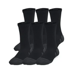 UNDER ARMOUR Socks^Perf Tech (Pack of 6 pairs) - Junior Crew Socks