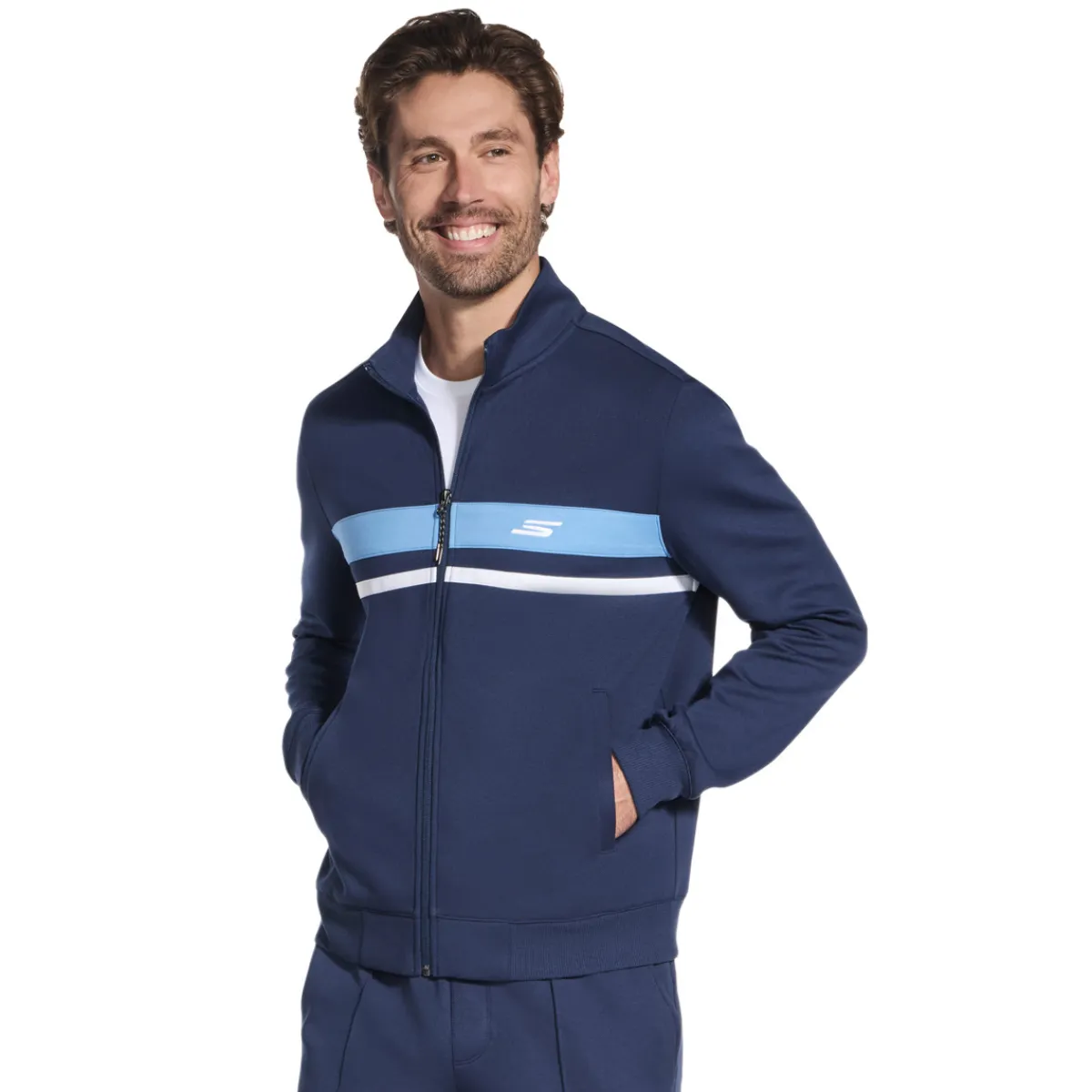 Online SKECHERS Performance - Men's Track Jacket NVY