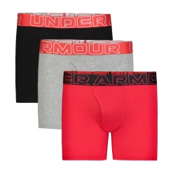 Best UNDER ARMOUR KIDS Performance (Paquet de 3) - Boys' Fitted Boxer Briefs 621