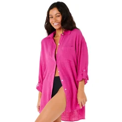 Women RIP CURL Blouses And Shirts^Premium Surf Holiday - Women's Long-Sleeved Shirt