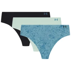 Women UNDER ARMOUR Underwear^Pure (Pack of 3) - Women's Thongs