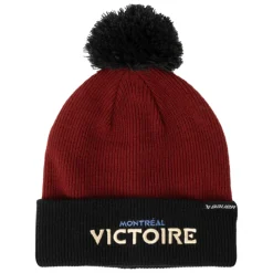 Women BAUER Tuques, Caps And Hats|Tuques, Caps And Hats^PWHL - Montreal Victoire - Adult Cuffed Tuque