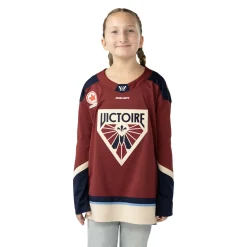 New BAUER PWHL - Montreal Victoire - Junior Hockey Replica Jersey TC
