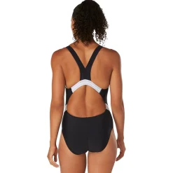 Women SPEEDO Training Swimsuits|Training Swimsuits^Quantum Fusion Splice - Women's One-Piece Aquafitness Swimsuit