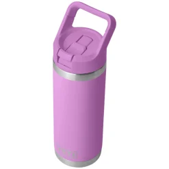 YETI Water Bottles^Rambler 18 oz - Insulated Bottle with Flip Straw Cap