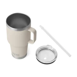 Hot YETI Rambler Straw 1 L - Insulated Travel Mug with Straw Lid CPTP