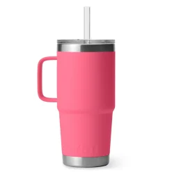 Best YETI Rambler Straw 25 oz - Insulated Travel Mug with Straw Lid TRPPK