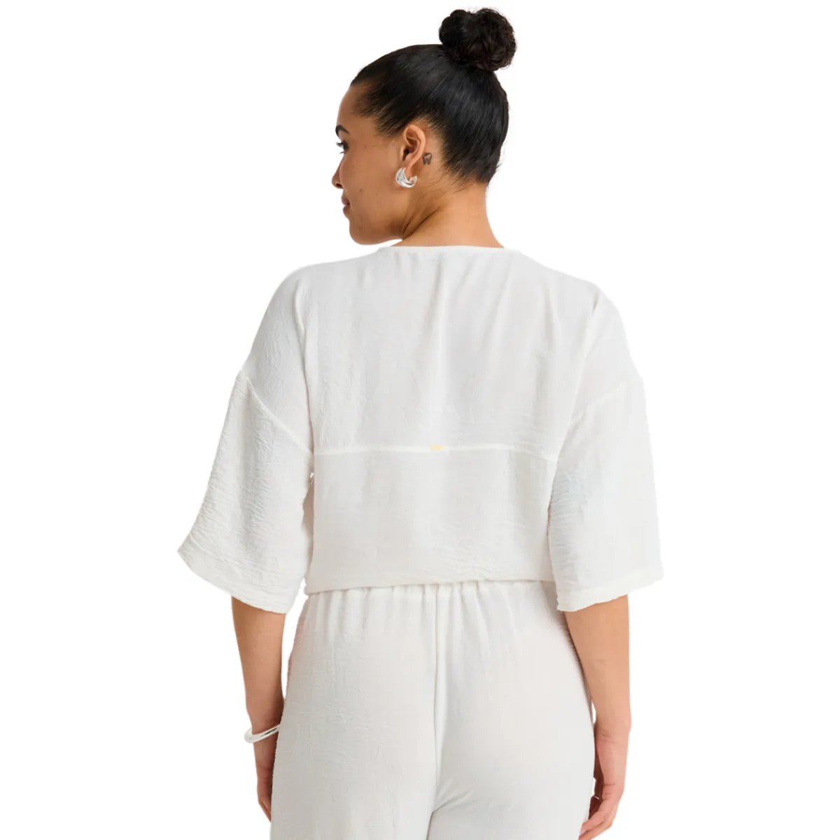 Best EVERYDAY SUNDAY Resort Wear - Women's Cover-Up Shirt OFFWH