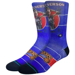 Online STANCE Retro Bighead Iverson - Adult Crew Socks MUL