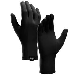 Best ARC'TERYX Rho - Adult Light Gloves BLACK