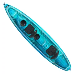 Best PELICAN River Gorge 130XP Tandem - Recreational Kayak AQUA