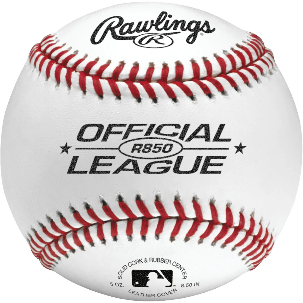 Clearance RAWLINGS RL850 Official League 8 1/2" - Undersized Practice Baseball WHITE
