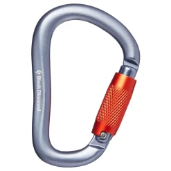 Hot BLACK DIAMOND RockLock Twistlock - Locking Carabiner GRAY