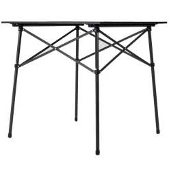 Hot MCKINLEY Roll-Top - Foldable Camping Table BLACK
