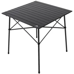 Hot MCKINLEY Roll-Top - Foldable Camping Table BLACK