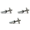 LEVEL SIX Accessories^SAP-PLAT2 (Pack of 3) - Screws and Plates for Paddleboard (SUP) Fins