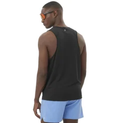 Discount SALOMON ShakeOut Core - Men's Running Tank Top BLACK