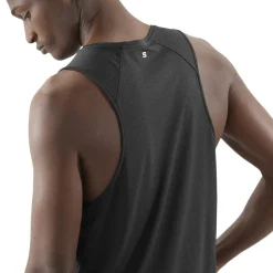 Discount SALOMON ShakeOut Core - Men's Running Tank Top BLACK