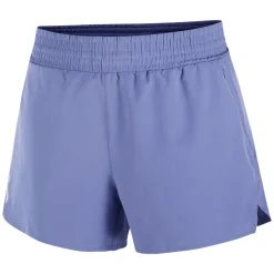 Best SALOMON ShakeOut Core - Women's Running Shorts BLUE