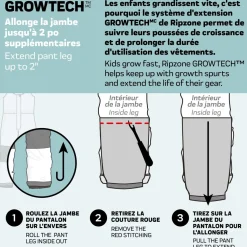 Outlet RIPZONE Shuss - Junior Insulated Pants with Suspenders BLABE