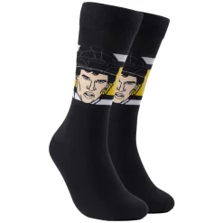Hot MAJOR LEAGUE SOCKS Sidney Crosby Pittsburgh Penguins NHL - Adult Caricature Crew Socks