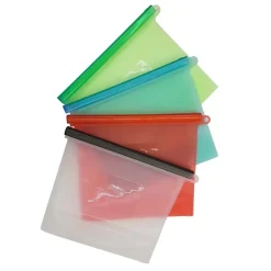 Clearance MYFOOTPRINT Silibag 04 (Pack of 4) - Eco-Friendly Reusable Food Bags assor