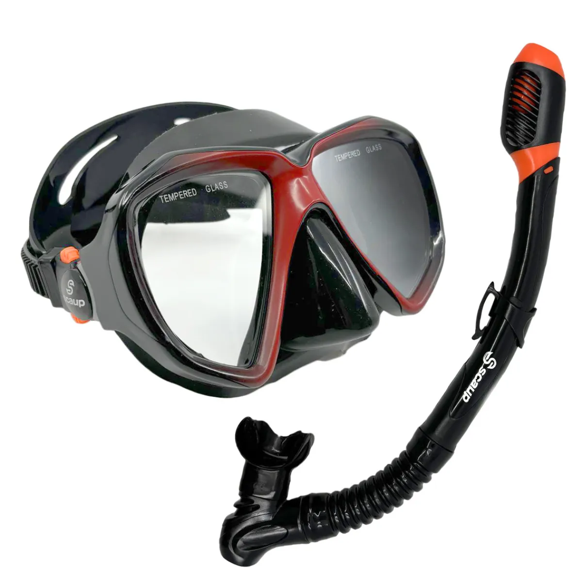 SCAUP Snorkeling Masks And Snorkels^Sirenas Combo - Adult Mask and Snorkel Set
