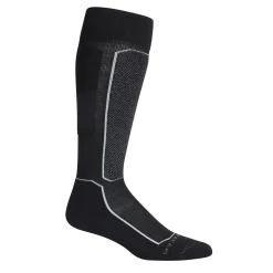 Women ICEBREAKER Socks^Ski+ Over The Calf Medium Wide Stripe - Women's Half-Cushioned Crew Socks