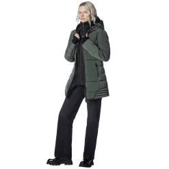 Women OOKPIK Winter Jackets^Sky - Women's Hooded Winter Jacket