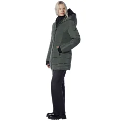 Women OOKPIK Winter Jackets^Sky - Women's Hooded Winter Jacket