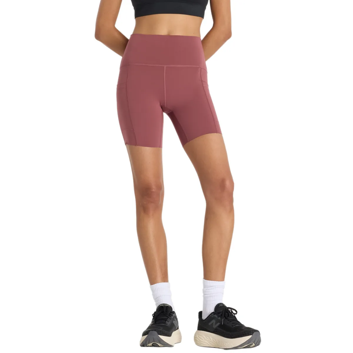 Hot NEW BALANCE Sleek Pocket 6" - Women's Biker Shorts