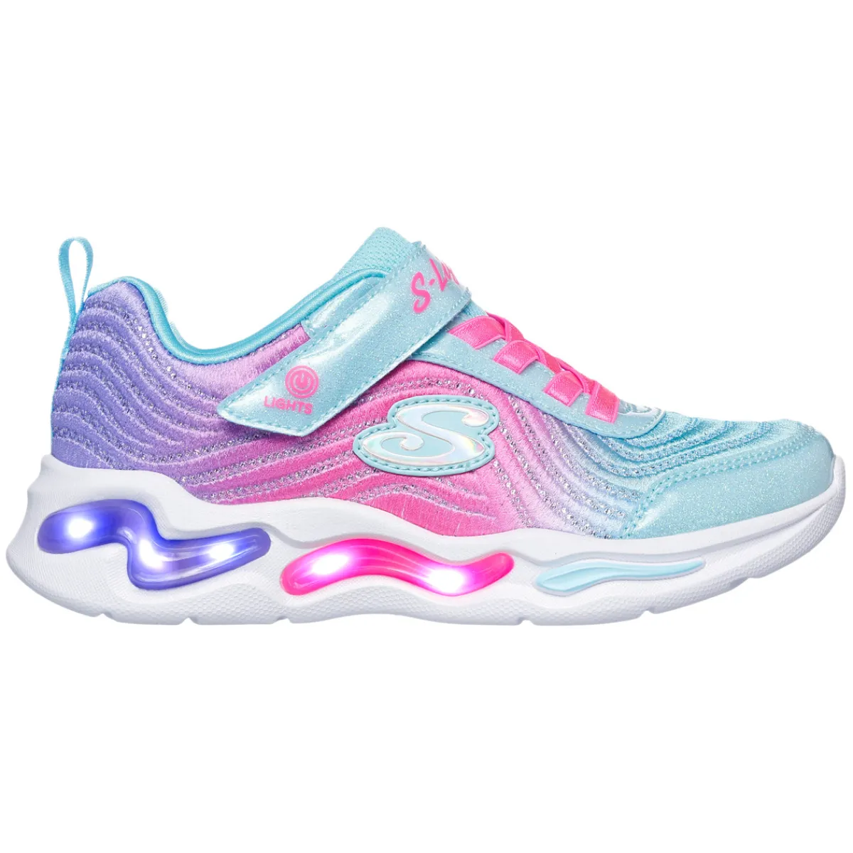SKECHERS Athletic And Outdoor Shoes^S-Lights Wavy Beams - Little Girls' Athletic Shoes