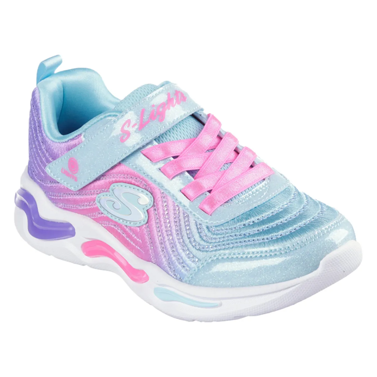 SKECHERS Athletic And Outdoor Shoes^S-Lights Wavy Beams - Little Girls' Athletic Shoes