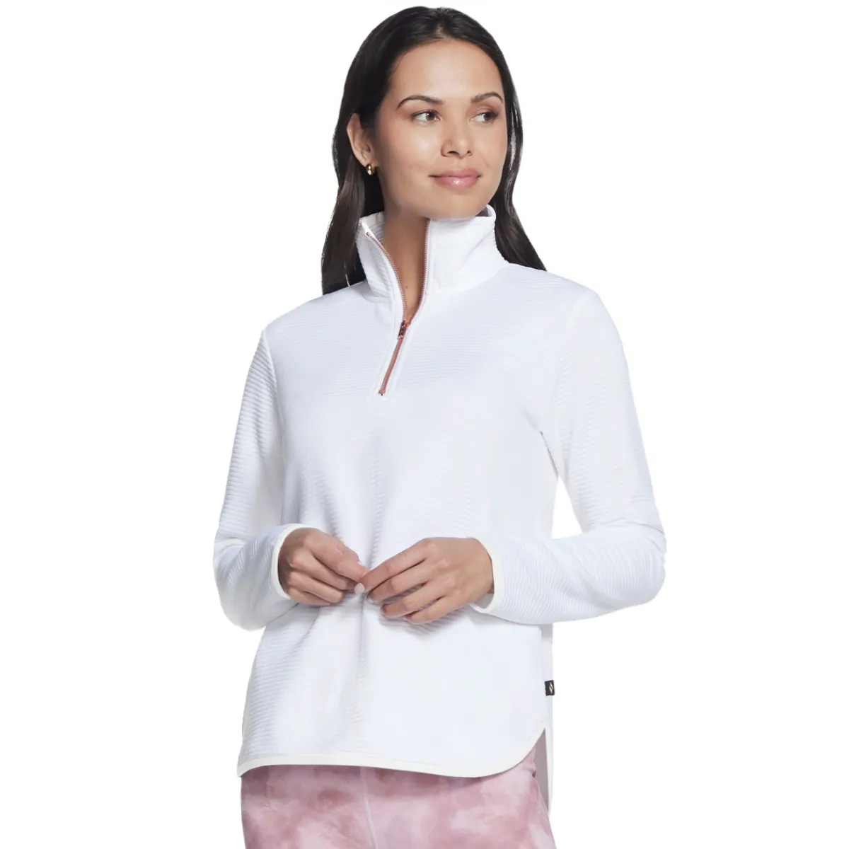 Women SKECHERS Long Sleeves And Sweaters^Softknit Ottoman - Women's Quarter-Zip Sweater