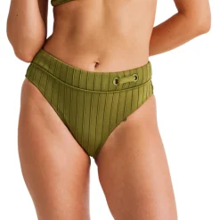 Women EVERYDAY SUNDAY Bikinis And Tankinis^Spaced Rib Eyelets - Women's Swimsuit Bottom