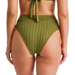 Women EVERYDAY SUNDAY Bikinis And Tankinis^Spaced Rib Eyelets - Women's Swimsuit Bottom