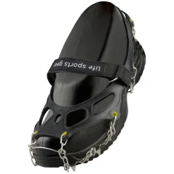 Best LIFE SPORTS GEAR Spike X - Traction System For Ice and Snow NOIR
