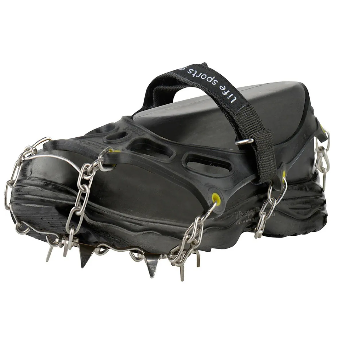 Best LIFE SPORTS GEAR Spike X - Traction System For Ice and Snow NOIR