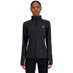 NEW BALANCE Sport Essentials Space Dye - Women's Quarter-Zip Training Long-Sleeved Shirt