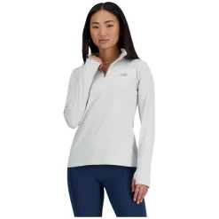 Women NEW BALANCE Long Sleeves And Sweaters^Sport Essentials Space Dye - Women's Quarter-Zip Training Long-Sleeved Shirt