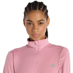 Women NEW BALANCE Long Sleeves And Sweaters^Sport Essentials Space Dye - Women's Quarter-Zip Training Long-Sleeved Shirt