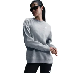 Women NIKE Long Sleeves And Sweaters|Long Sleeves And Sweaters^Sportswear Club - Women's Fleece Sweatshirt