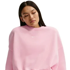 Women NIKE Long Sleeves And Sweaters|Long Sleeves And Sweaters^Sportswear Phoenix - Women's Fleece Sweater