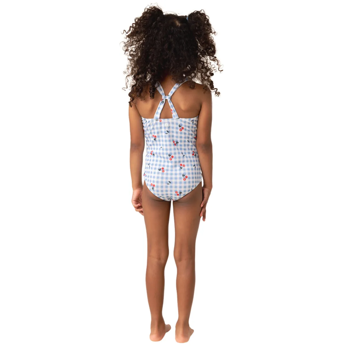 NANö S26S18-02-2 - Little Girls' One-Pice Swimsuit BLEU